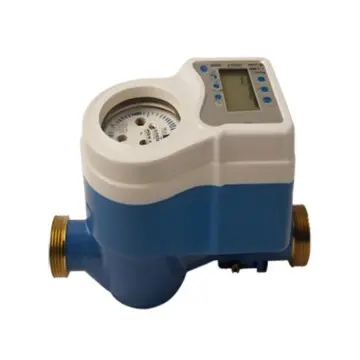 Spiral wing remote water meter