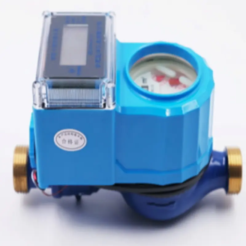 Prepaid remote valve controlled water meter